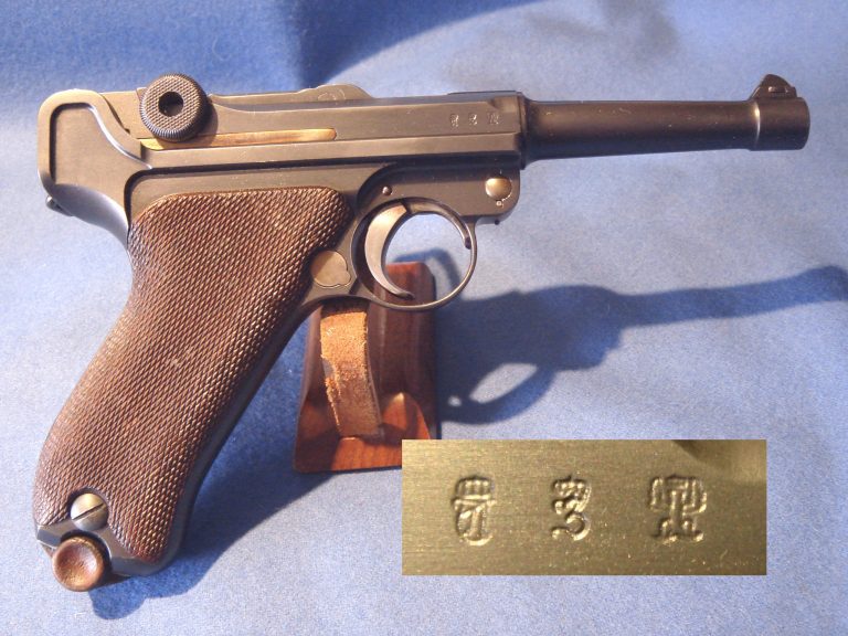 Sold Very Early Dwm Luger Unit Marked Pre Antiques