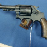 SOLD US NAVY SHIPPED SMITH AND WESSON VICTORY MODEL REVOLVER
