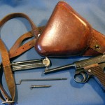 sold JAPANESE TYPE 14 NAMBU MAY 1944 2 MATCHING MAGS FULL RIG
