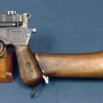 SOLD GERMAN WW1 ARMY ISSUE MAUSER C96 BROOMHANDLE 7.63 CALIBER WITH  STOCK!
