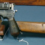 GERMAN WW1 1915 MILITARY ISSUE MAUSER M1896/12 BROOMHANDLE PISTOL WITH MATCHING STOCK!