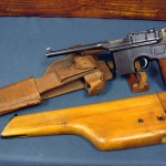 SOLD EXCEPTIONAL MAUSER RED NINE BROOMHANDLE FULL MATCHING RIG MINT CRISP STUNNING!