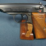 Sold WALTHER PP MID WAR WAFFENAMTED WITH RARE WOOD GRIPS VERY SHARP!