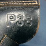 H-42 Late War Police Eagle Marked P.38 soft shell holster