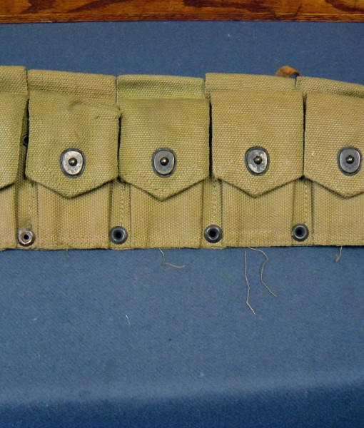 M-13 US WW2 1942 khaki M1 Garand 10 pocket ammo belt Mint! | Pre98