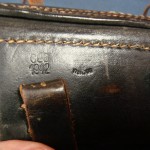 H-120  cea 1942 Black Hardshell Luger Holster