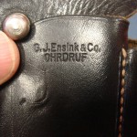 H-55 Extremely rare SS issue Leading edge Holster for the SS Issue Walther PP  SS Sattler G.J. Ensink Marked!!!