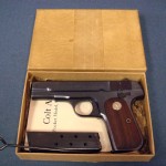SOLD US WW2 COLT 1908 GENERAL OFFICERS PISTOL....NEW IN BOX!!! WITH COLT LETTER