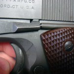 SOLD US WW2 COLT 1911A1 US ARMY PISTOL EARLY 1942 PRODUCTION....WB CARTOUCHED... MATCHING SLIDE....MINT!