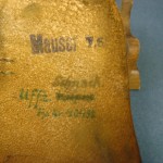 H-58 Geco Made 1940 Waffenamted Holster for the 1934 Mauser or HSc....German Unterofficer named