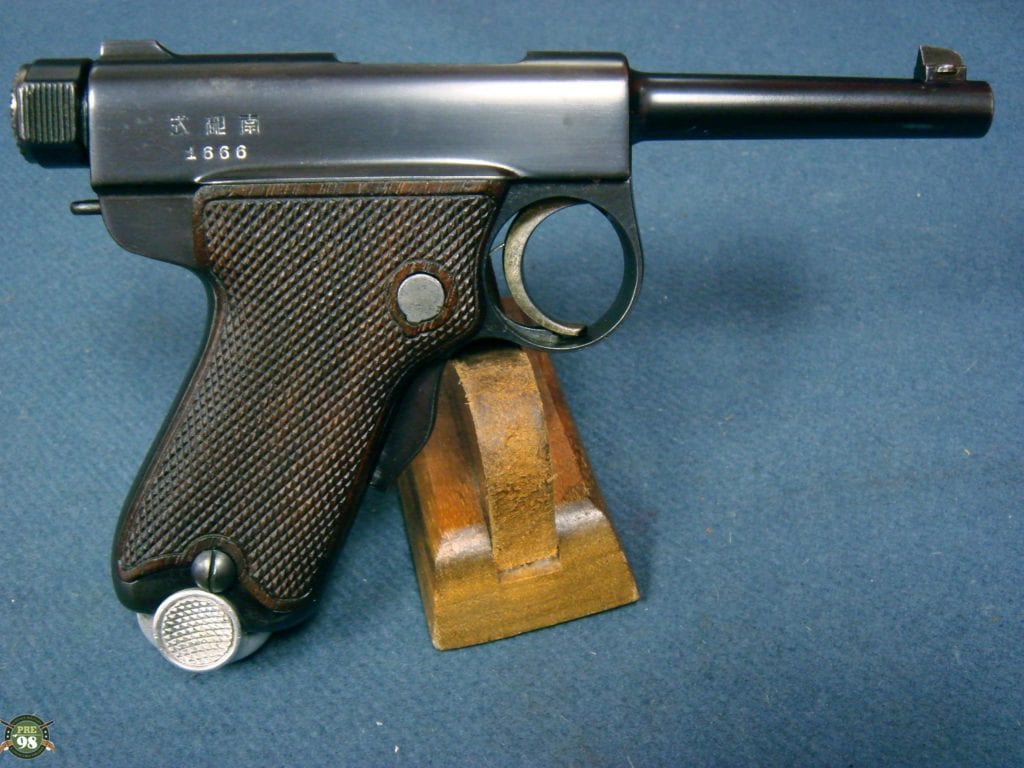 SOLD EXCEPTIONAL JAPANESE BABY NAMBU PISTOL EARLY PRODUCTION TOKYO ...