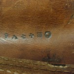 SOLD H96 Japanese WW2  Very Early Leather Holster for the Type 94 Nambu Pistol