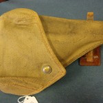 H66 Japanese WW2 Very Scarce Late war fine weave Canvas Holster for the Type 94 Nambu Pistol
