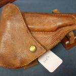 SOLD H69 Japanese WW2 Early Leather Holster for the Type 94 Nambu Pistol
