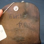 H73  Dark Cordovan Leather Akah Marked Holster for the Walther PPK