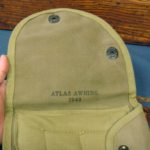 SOLD US WW2 M1A1 PARATROOPER JUMP BAG...RARE KHAKI 1943 ATLAS AWNING...MINT