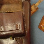 H-99 Very Early Japanese Type 14 Nambu Leather Clamshell holster