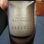 SOLD LATE PRODUCTION 1955 HARRINGTON & RICHARDSON M1 GARAND RIFLE... MINT CONDITION... FANTASTIC WOOD