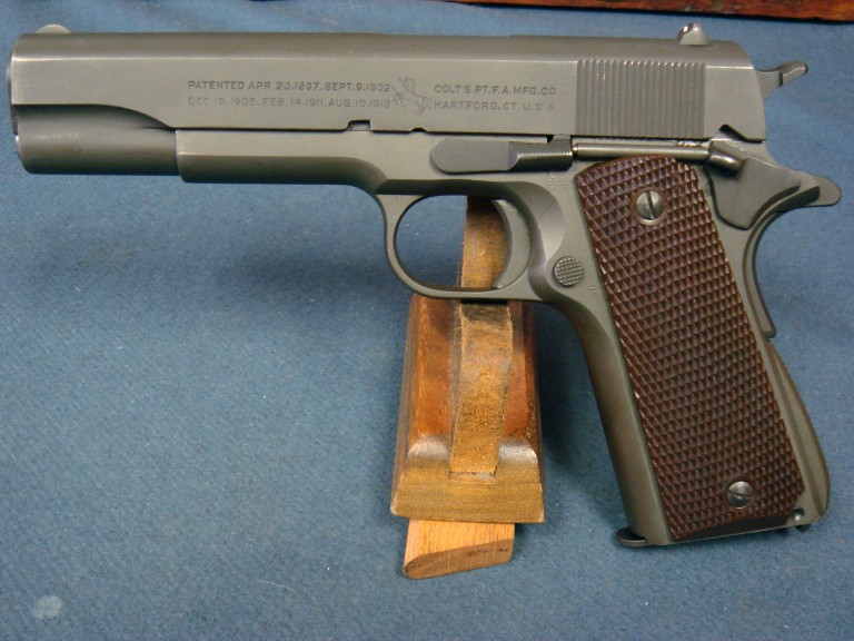 SOLD PRE WW2 COLT 1911A1 US ARMY... SEPT, 1941 PRODUCTION...ROBERT ...