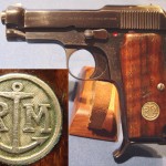 sold BERETTA 1931 ITALIAN NAVY STRAIGHT GRIP MODEL