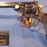 Sold ANTIQUE BRITISH WEBLEY PRYCE .450 REVOLVER