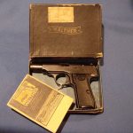 sold RARE BOXED WALTHER MODEL 4 PISTOL