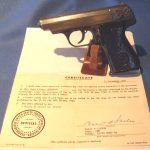 Sold SAUER 38H MINT CRISP WAFFENAMTED WITH CAP PAPERS