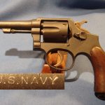Sold US NAVY MARKED SMITH AND WESSON VICTORY MODEL REVOLVER