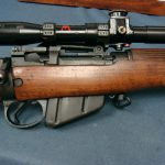 SOLD BRITISH 1944 NO.4T LEE ENFIELD SNIPER RIFLE.....WITH MATCHING SCOPE AND MOUNT.....MINT STUNNING!