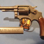 Sold US NAVY MARKED SMITH AND WESSON VICTORY MODEL REVOLVER