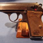 sold WALTHER PPK GREY GRIP WAFFENAMTED NICE!