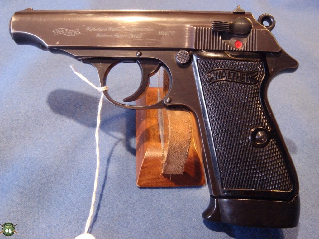 Sold WALTHER PP WARTIME 22LR WITH FULL BOX MAG - Pre98 Antiques