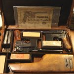 SOLD CASED PAIR OF 1930 MAUSER BROOM HANDLES MINTY AND UNUSUAL