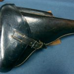 H-129 Mint Crisp dla 42 Coded  Black Hardshell Luger holster