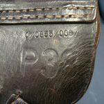 H-137 Rare Late War Rb numbered P.38 Softshell Holster