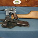 SOLD GERMAN WW1 MAUSER RED NINE BROOMHANDLE FULL MATCHING RIG MINT!... WITH PRUSSIAN EAGLE MARKING!