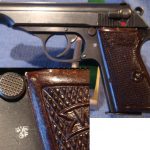 sold WALTHER PP LATE WAR RED GRIP EAGLE F