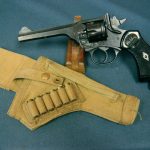 SOLD BRITISH WW2 MILITARY ISSUE WEBLEY MARK IV 38/200 REVOLVER.... MINT CRISP...WITH TANKER HOLSTER!