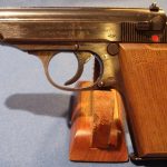 sold WALTHER PP MID WAR WAFFENAMTED WOOD GRIPS