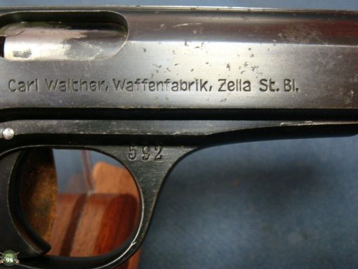 Sold Extremely Scarce Walther Model 6 Pistol Fully Rigged Out With