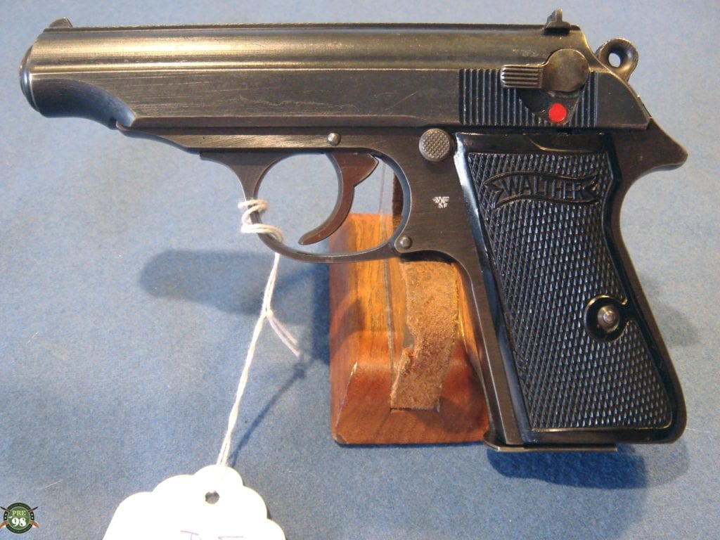 SOLD WALTHER PP LATE WAR POLICE EAGLE F BLANK SLIDE NICE! - Pre98 Antiques