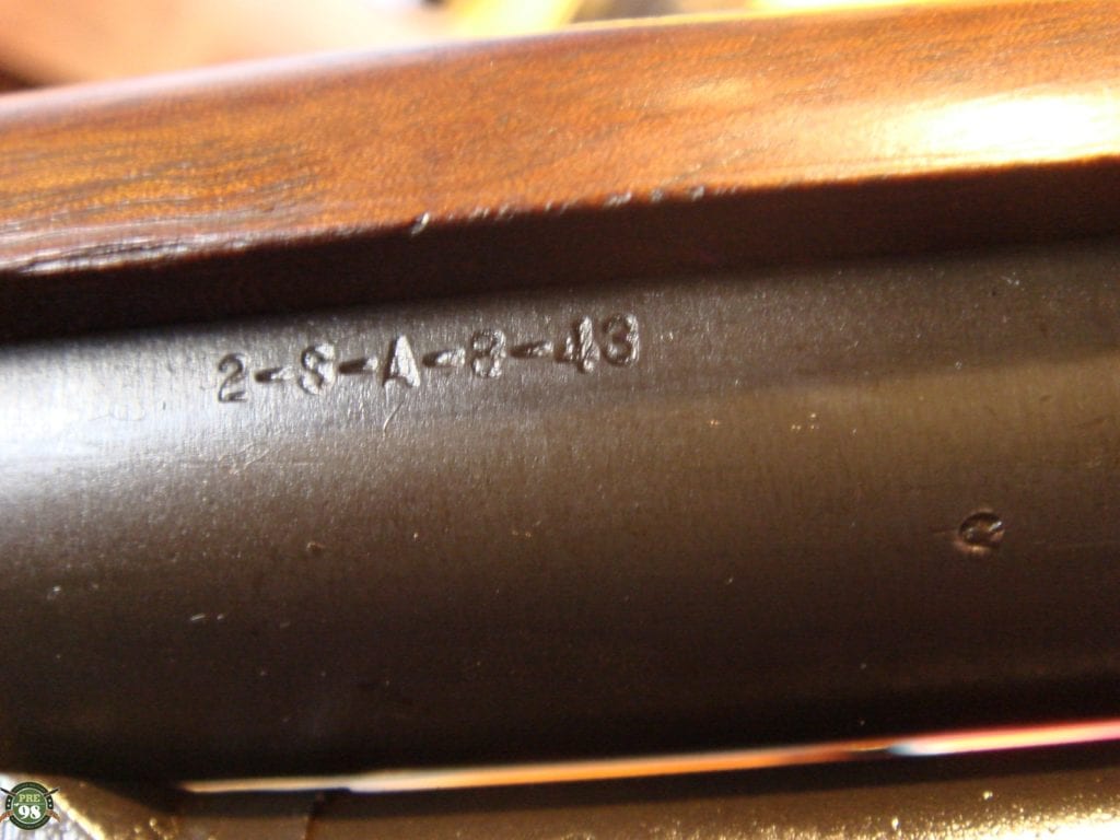 SOLD M1 GARAND AUGUST 1943 SPRINGFIELD ARMORY 100% CORRECT - Pre98 Antiques