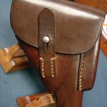 SOLD - H-144 Very  Rare  Walther PPK Holster......leading edge model...Correct Holster for Nazi RZM PPK