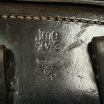 H145 German WW2 jme 1942 Black Hardshell P.08 Luger Holster