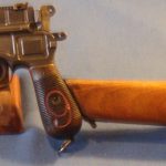 SOLD MAUSER RED NINE BROOMHANDLE NICE ORIGINAL NUMBERED STOCK
