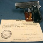 SOLD RARE FRENCH NAZI UNIQUE KRIEGSMODELL PISTOL....SHARP!....WITH BRING BACK PAPERS!