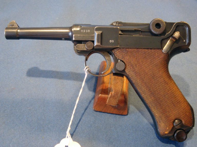 SOLD 1917 DWM LUGER WITH VERY RARE UNIT MARKING NICE! - Pre98 Antiques