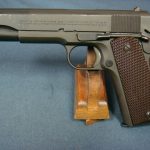 SOLD US WW2 COLT 1911A1 COMMERCIAL / MILITARY....1942 VERY EARLY WITH WB CARTOUCHE......DOUBLE RARE!!!