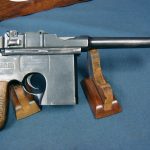 SOLD CHINESE SHANSEI ARSENAL .45acp BROOMHANDLE PISTOL.......THE LEGENDARY "BOX CANNON"...WITH STOCK