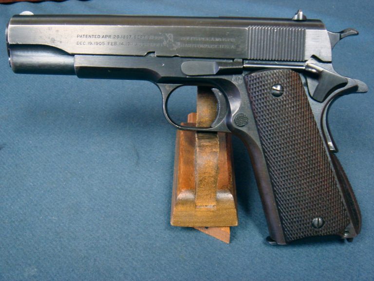 SOLD VERY RARE US ARMY 1924 COLT TRANSITION MODEL 1911 PISTOL - Pre98 ...